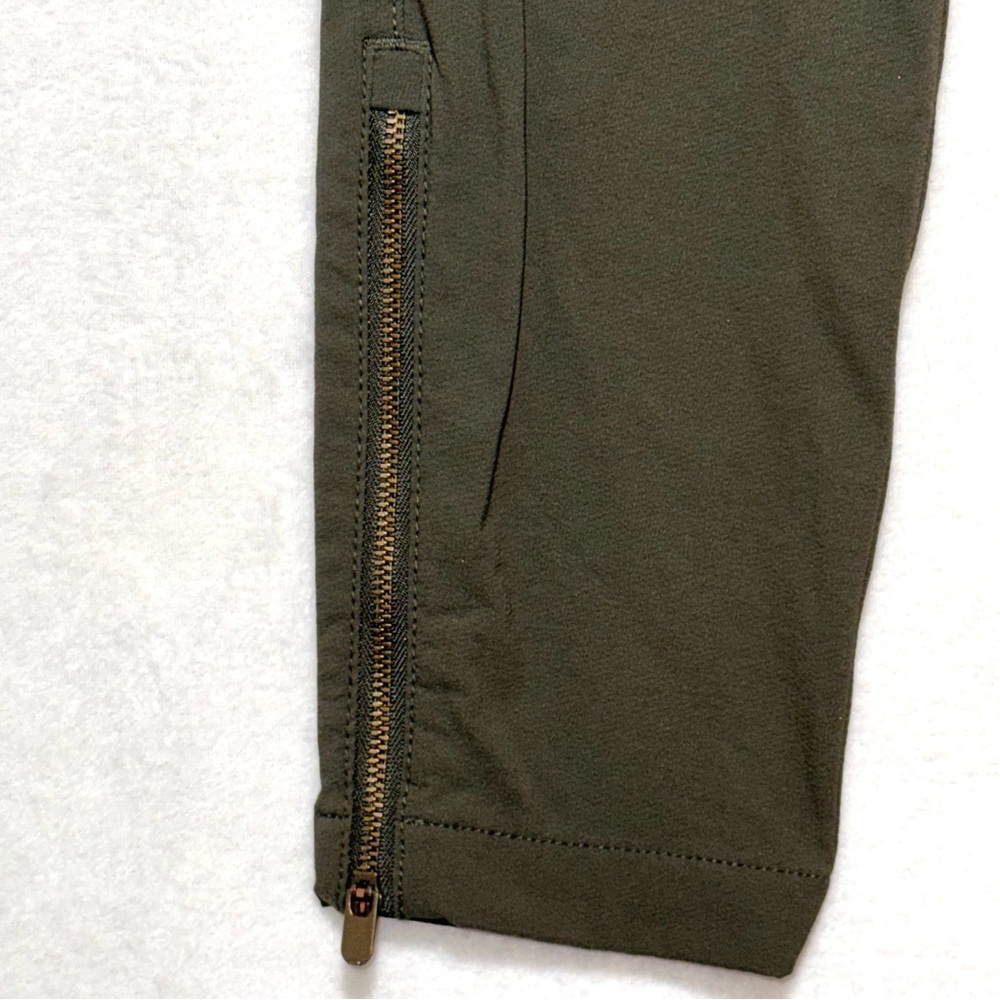 Athleta Wander Skinny Pants olive green Low-rise Women’s Size 4 - Picture 5 of 12